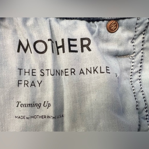 MOTHER The Stunner Ankle Fray in Teaming Up Size 25 - Picture 14 of 14